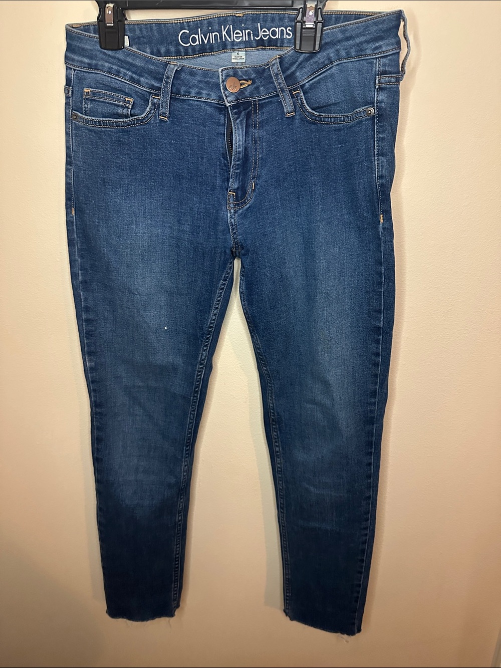 Calvin Klein Jeans Women's Medium Dark Blue Skinny Jeans